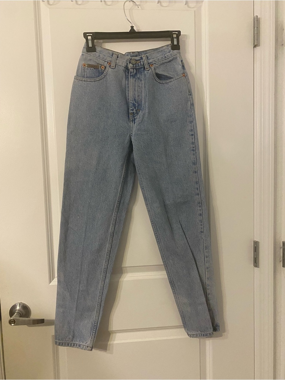 Calvin Klein Light Wash High-Waist Jeans 14 girls/youth
